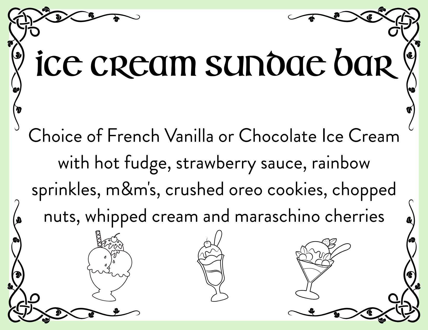 Blossom Bash 2026- Sundae Bar